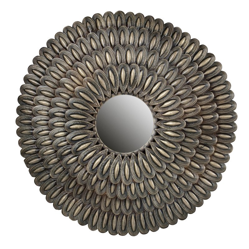 Miroir en métal antique - HUSK