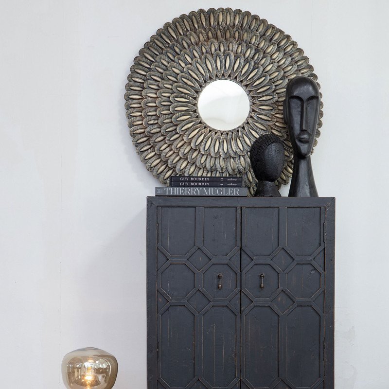 Miroir en métal antique - HUSK