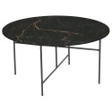 Table basse ronde 80cm aspect marbre VIDA