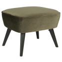 Repose-pied velours design scandinave SAMPAIO