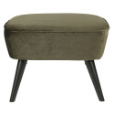 Repose-pied velours design scandinave SAMPAIO