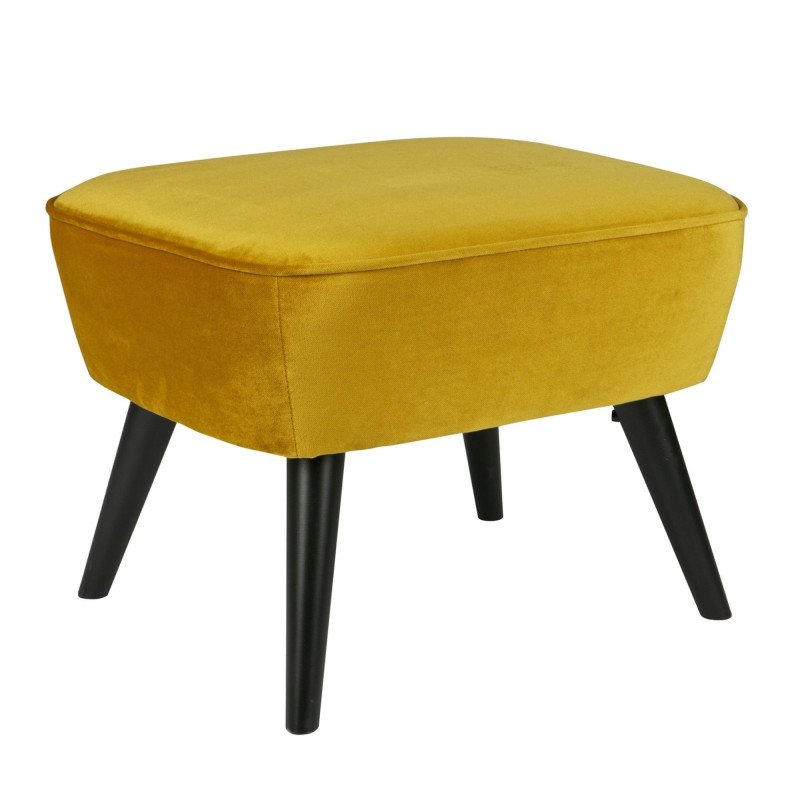 Repose-pied velours design scandinave SAMPAIO