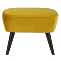 Repose-pied velours design scandinave SAMPAIO