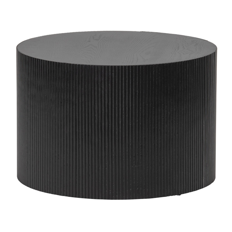 Table basse ronde noir design - SOSO