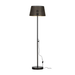 Lampadaire métal noir design - KARL