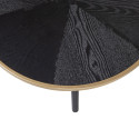 Table d'appoint ronde en bois et métal - ONDINE