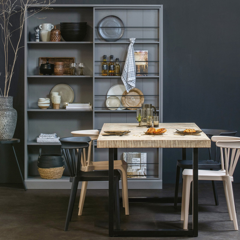 Table design et pieds droit - PUPULE