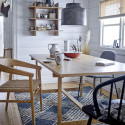 Chaise en bois naturel et corde POUPETTE