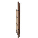 Paravent en bois naturel et rotin marron AUGUSTE