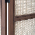 Paravent en bois naturel et rotin marron AUGUSTE
