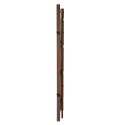 Paravent en bois naturel et rotin marron AUGUSTE