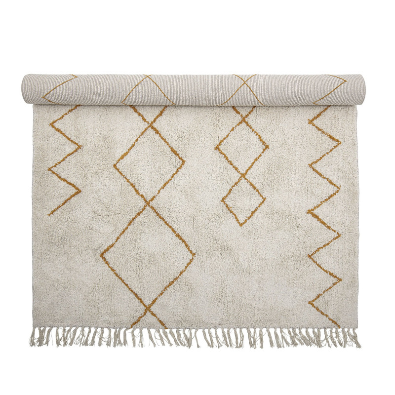 Tapis en coton avec motifs abstraits HUSO
