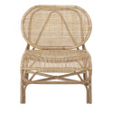 Chaise vintage en rotin naturel ROSALIE