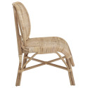 Chaise vintage en rotin naturel ROSALIE