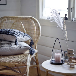 Chaise vintage en rotin naturel ROSALIE