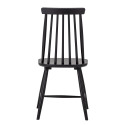 Chaise avec barreaux en bois noir DANIELLE