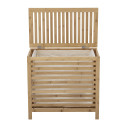 Panier à linge rectangulaire 51,5x56,5cm en bambou naturel ADEN