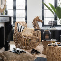 Fauteuil design en rotin MARCO