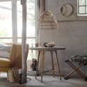 Fauteuil lounge rembourré orange PUMPKIN