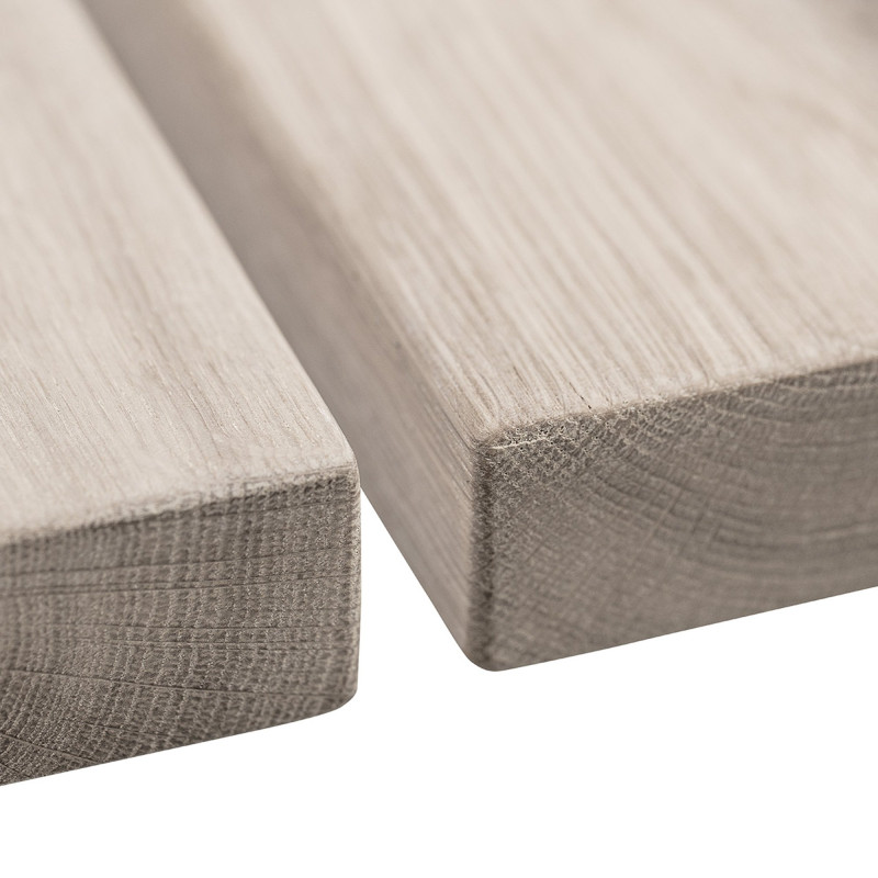 Table à manger rectangulaire 200x95 en bois et métal BERNADETTE