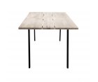 Table à manger rectangulaire 145x55 en bois et métal MYRIAME