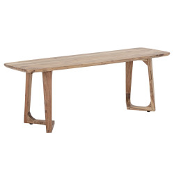 Banc design 130cm en bois d'acacia PAULIA