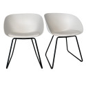 Lot de 2 chaises scandinave-POLA