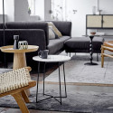 Chaise basse en teck naturel pliable KEILA