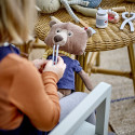 Chaise pour enfant en bois vert MYKOS