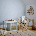Chaise pour enfant en bois vert MYKOS