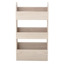 Étagère murale 3 rangements en bois naturel MORIS