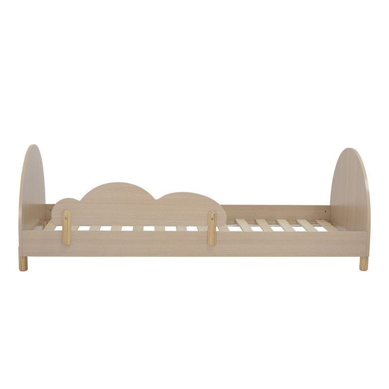 Lit enfant en forme de nuage avec motif arc-en-ciel CHARLI