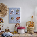 Pouf en tissu pour enfant en forme de champignon - LUE
