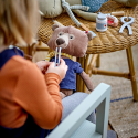 Table ronde en rotin naturel