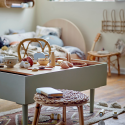Table ronde en rotin naturel