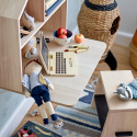 Banc en bois minimaliste