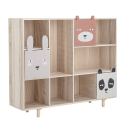 Etagère enfant tendance avec casiers en bois CHOUPETTE