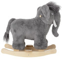 Éléphant gris foncé à bascule design ELEPHANTO