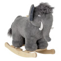 Éléphant gris foncé à bascule design ELEPHANTO