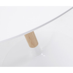 Table bois ronde design moderne TAC - 110cm