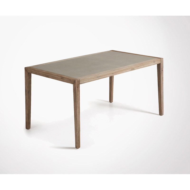 Cement Top Dining Table Room Ideas Cement Top Dining Table 160cm 6 Persons Design