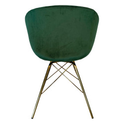 Lot de 2 fauteuils scandinave design-CHARA