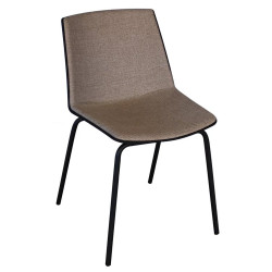 Chaise design bi matières HARONA - COD Furnitures