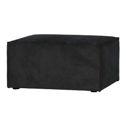 Pouf rectangulaire côtelé SIMONE
