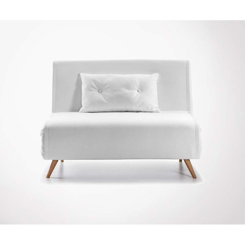 3 Position Moderne Canapé Lit Salle à Manger Chambre Tissu Cuir Click Clack en