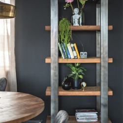 Étagère 200x94cm en bois et métal