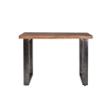 Table d'appoint 90x140cm en bois et métal