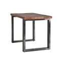 Table d'appoint 90x140cm en bois et métal
