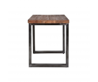 Table d'appoint 90x140cm en bois et métal