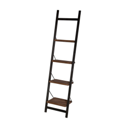 Étagère en echelle en bois et métal 